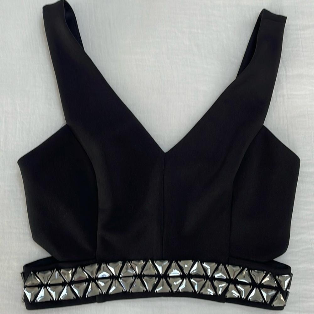 Women’s XS Express jeweled cropped top